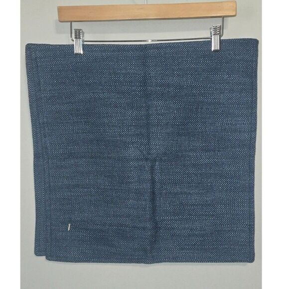 Set of 2 Marine Blue Pillow Covers 18 x 18"Textured Throw Pillow Covers NWOT - Picture 10 of 10